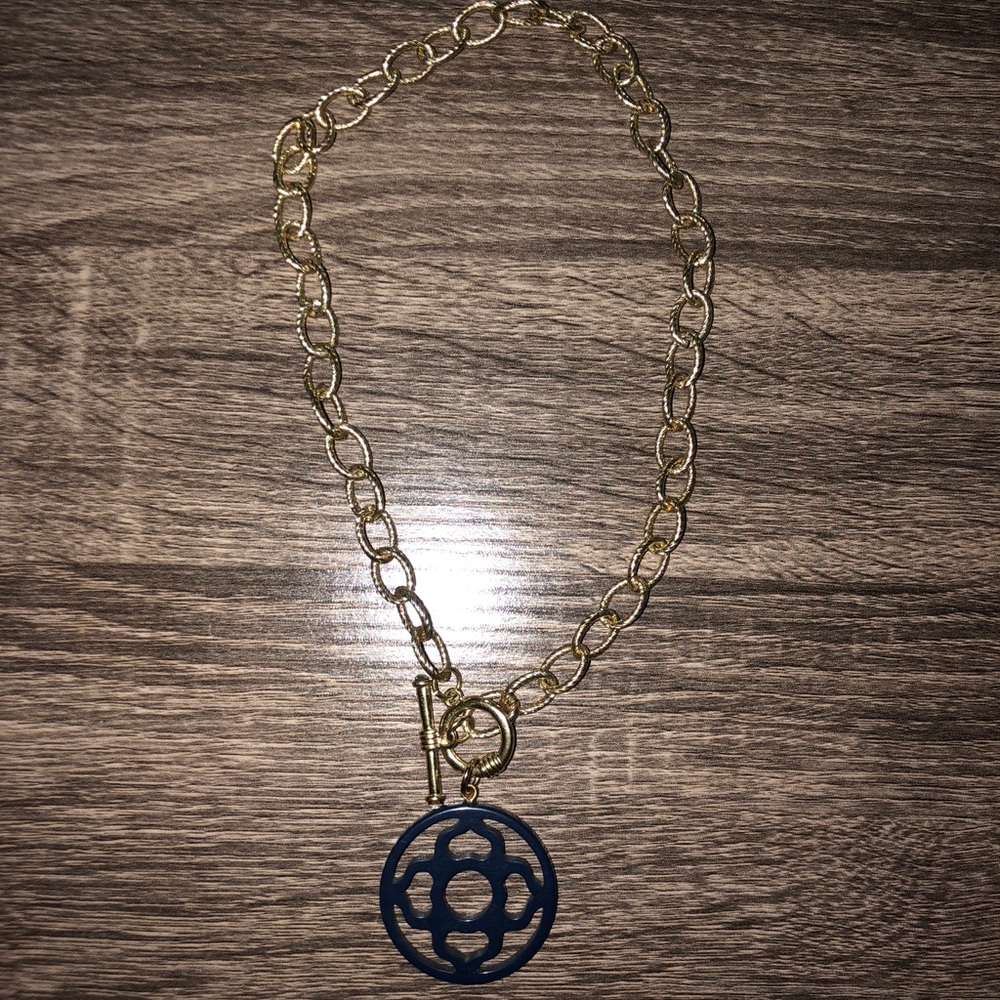 Navy necklace